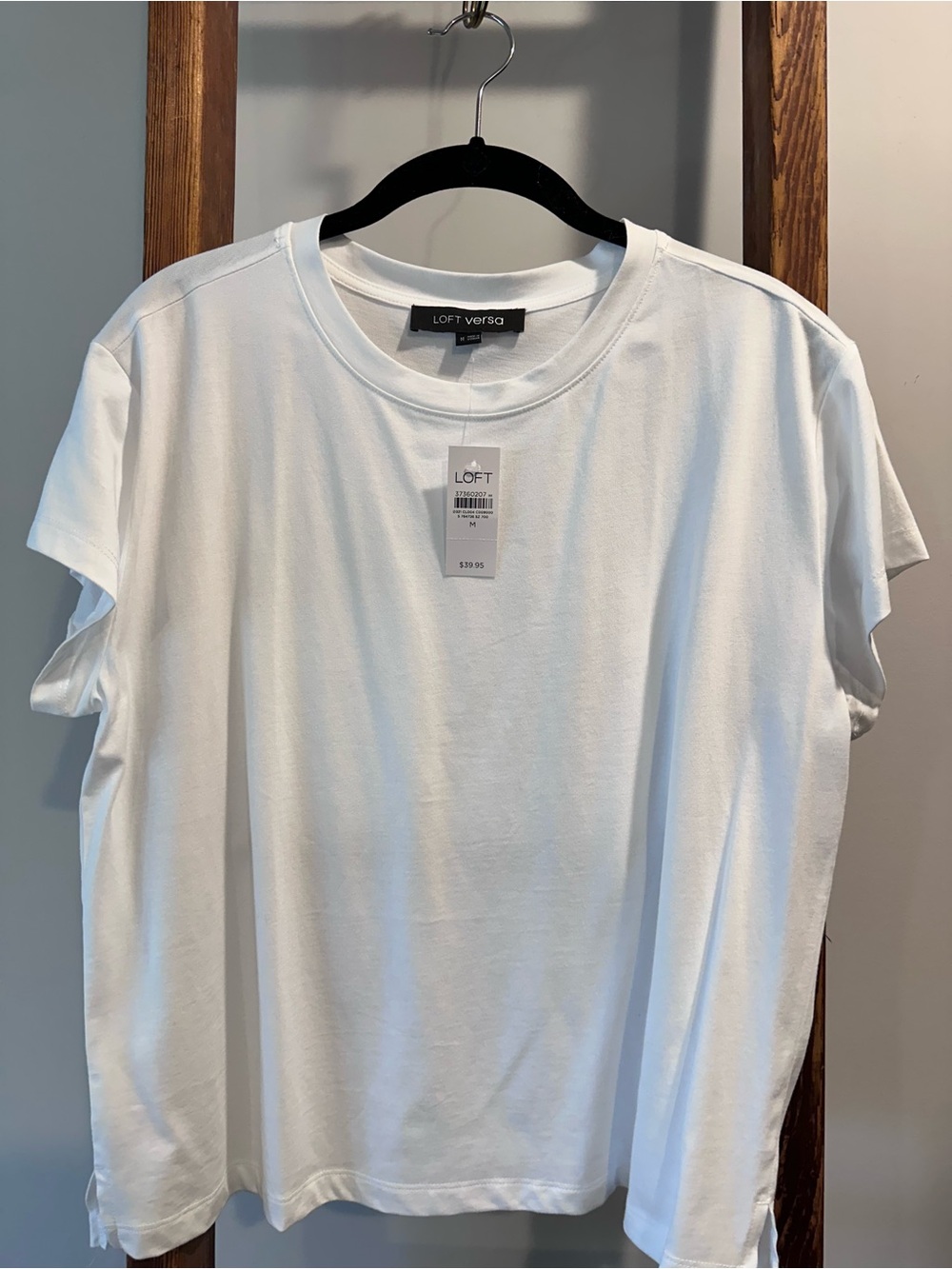 LOFT Versa White Relaxed Tee